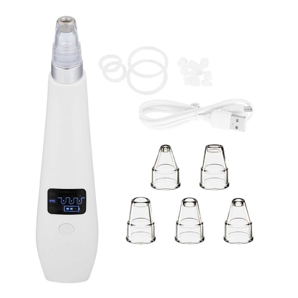 Electric Comedone Extractor Facial Cleaner, USB Rechargeable Pore Vacuum with Suction Levels for Safe and Painless Skin Treatment - Innovative
