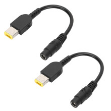 USB Type C Female Input To Slim Tip Charger Cable Quick Charge Adapter For Lenovo ThinkPad X1Carbon Yoga T Series Fast Charging Converter