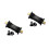 2Pcs Black Ceramic Bearing Central for Mountain Road and Folding Bikes 4