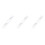 3Pcs Clear Acrylic Parallel Rulers Marine Navigation Drafting Tools 5