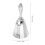 Silver Handheld Traditional Style Bell for Restaurant 2