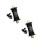 2Pcs Black Ceramic Bearing Central for Mountain Road and Folding Bikes 9