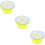 3Pcs Lightweight White Teaching Math Turntables for Game and Party Use 8
