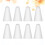 16Pcs White Silicone Protective Covers for Stylus Pen Nib Tips 9