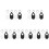20Pcs Portable Silicone and Aluminum Alloy Protector Assorted 1