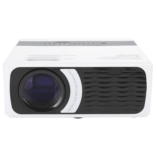 Wireless Bluetooth Projector with WiFi Synchronization and Screen Mirroring, Keystone Correction, Immersive Sound and Versatile Connectivity Options 1