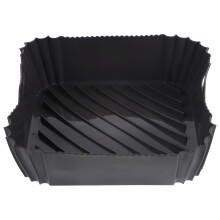 3Pcs Silicone Grey Non-Stick Foldable Kitchen Pot