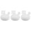 30Pcs White Rubber Bubble Inserts for Doll Making and DIY Crafts 5