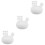 30Pcs White Rubber Bubble Inserts for Doll Making and DIY Crafts 6