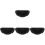 4Pcs Practical Black Silicone Coffee Portafilter Storage Wall Rack 1