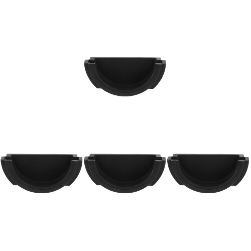 4Pcs Practical Black Silicone Coffee Portafilter Storage Wall Rack