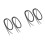 4Pcs Black High Density Round Shoelaces Flat Shoe Laces Replacement 4