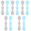 10Pcs Silicone Baby Spoons feeding spoon Set Assorted Colors 4