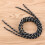4Pcs Black High Density Round Shoelaces Flat Shoe Laces Replacement 11