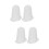 4Pièces Protections Silicone Embouts Piping Anti-Usure 8