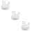 30Pcs White Rubber Bubble Inserts for Doll Making and DIY Crafts 9