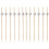 2Pcs Party Food Picks Bamboo Silver for Drinks 1
