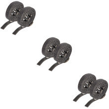 3Pairs PU Detachable Adjustable Buckle Shoe Straps for High Heels Grey