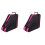 2Pcs Pink Roller Skating Tote Bag Storage Pouch 1
