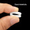 20Pcs Silicone Makeup Tools White Eyelashes Graft Bars Durable Elastic 10