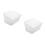 2Pcs Transparent Plastic Storage Bins for Garage and Workshop Tools 6