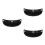 3Pcs Motorcycle Visor Black Pc Sun Shade Replacement 1