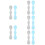 10Pcs Silicone Baby Spoons feeding spoon Set Assorted Colors 11