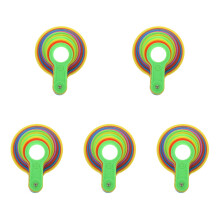 5Sets Sturdy Plastic Diameter Measuring Circles for Fruit Measurement
