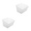 2Pcs Transparent Plastic Storage Bins for Garage and Workshop Tools 8