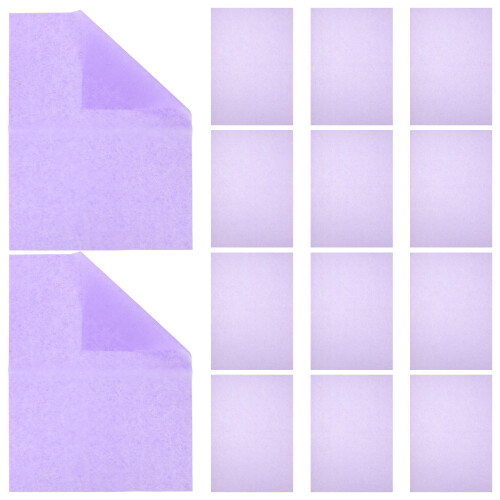 300Pièces Papier De Soie Violet Pour Cadeaux 2