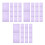 300Pièces Papier De Soie Violet Pour Cadeaux 5