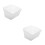 2Pcs Transparent Plastic Storage Bins for Garage and Workshop Tools 9
