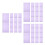 300Pièces Papier De Soie Violet Pour Cadeaux 7