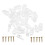 5Sets Sturdy Mirror Holder Clips for Wall and Glass Shelf Display 7