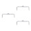 3Pcs Stylish Silver Metal Purse Frame Clasp for DIY Bag Craft 6