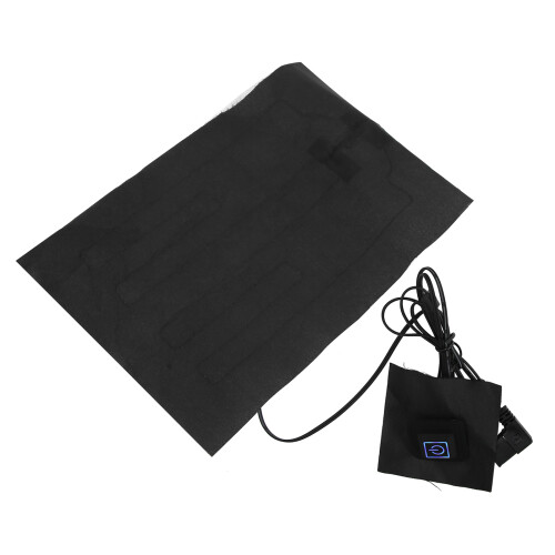 Temperature Adjustable Heating Pad USB Powered Fast Heating Soft Fabric Electric Heater Mat Washable Foldable Windproof Third Gear Even Heat 1