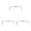 3Pcs Stylish Silver Metal Purse Frame Clasp for DIY Bag Craft 8