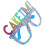3Pcs Blue Birthday Party Glasses Lightweight Pc Material Fun Props 2