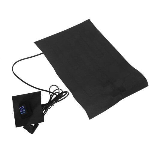 Temperature Adjustable Heating Pad USB Powered Fast Heating Soft Fabric Electric Heater Mat Washable Foldable Windproof Third Gear Even Heat 2