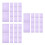 300Pièces Papier De Soie Violet Pour Cadeaux 9