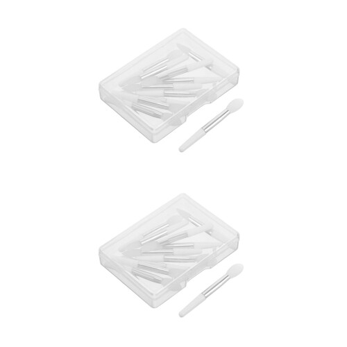 20Pcs Soft Silicone Lip Makeup Brush Set Mini Lip Applicators with Box 2
