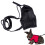 2Pcs Rabbit Harness Leash Black Ultra-Soft Adjustable Pet Walking Lead 2