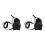 2Pcs Rabbit Harness Leash Black Ultra-Soft Adjustable Pet Walking Lead 5