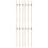 2Pcs Party Food Picks Bamboo Silver for Drinks 5