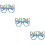 3Pcs Blue Birthday Party Glasses Lightweight Pc Material Fun Props 10