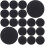 2000Pcs Black Self-Adhesive Felt Circles for DIY Clothes and Crafting 2