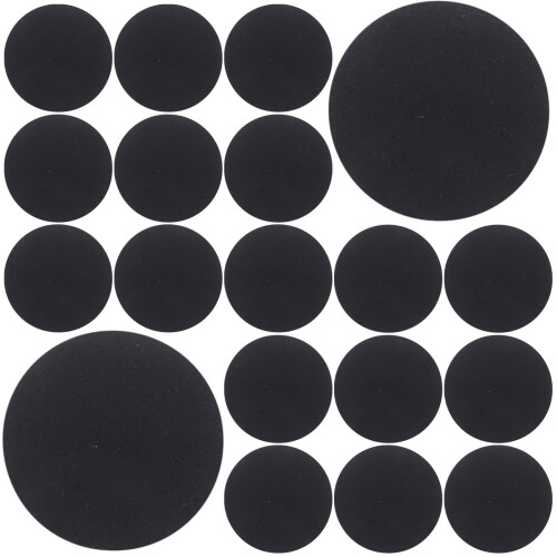 2000Pcs Black Self-Adhesive Felt Circles for DIY Clothes and Crafting 1