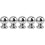 5Pcs Solid Stainless Steel Stairway Handrail Balls Silver Finish 9