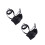 2Pcs Rabbit Harness Leash Black Ultra-Soft Adjustable Pet Walking Lead 9