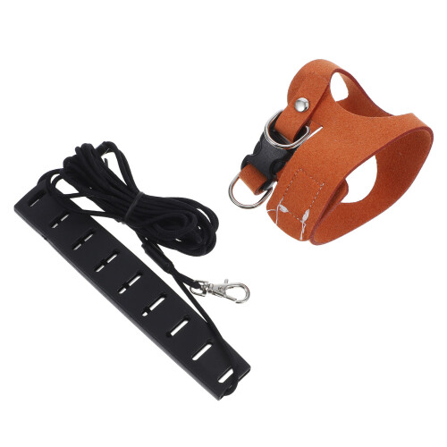 5Sets Coffee Hamster Harness and Leash Small Pet Traction Rope 1